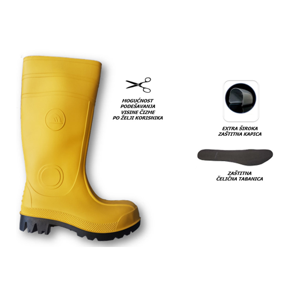 Cizma-zutaS5.jpg ČIZMA SAFETY ŽUTA S5 FO - Image 1