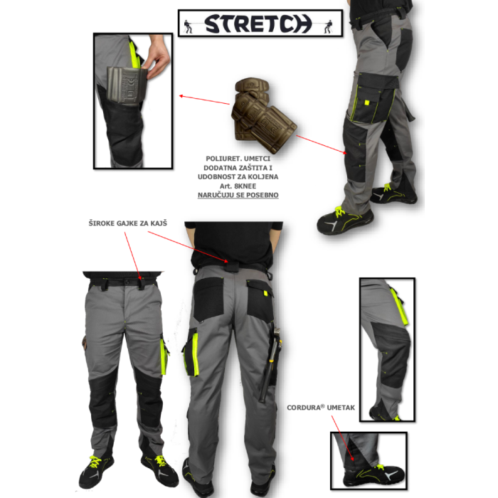 DYNAMIC STRETCH S1st radne hlače - Image 3