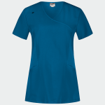 JUSTINA ženska medicinska bluza – Karibsko plava