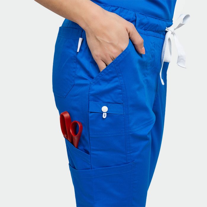 DANTE ženske medicinske hlače – Royal plava - Image 3