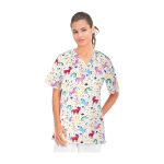 BAMBINA ženska medicinska bluza – Unicorns