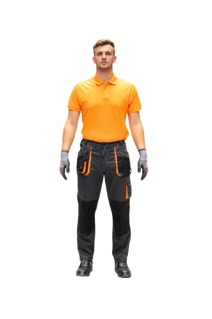 HAMMER EXPERT S1st radne hlače do pojasa – Tamnosive - Image 2