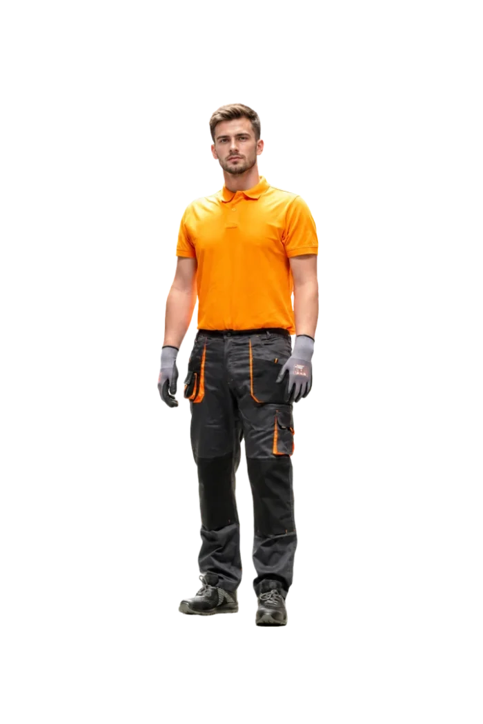HAMMER EXPERT S1st radne hlače do pojasa – Tamnosive - Image 3