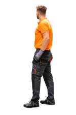 HAMMER EXPERT S1st radne hlače do pojasa – Tamnosive - Image 4