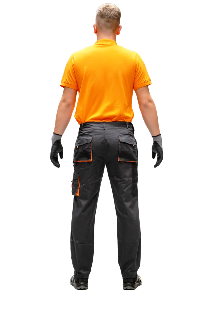 HAMMER EXPERT S1st radne hlače do pojasa – Tamnosive - Image 9