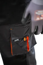 HAMMER EXPERT S1st radne hlače do pojasa – Tamnosive - Image 10