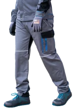NO LIMITS FLEXY radne hlače – Siva/crna - Image 4